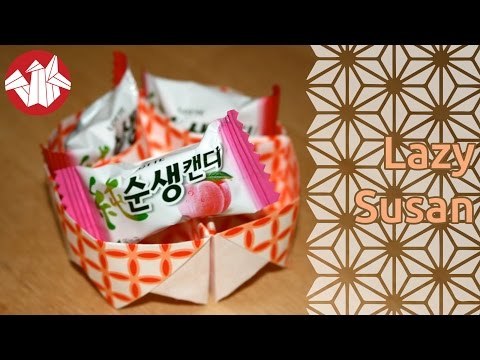 Origami - Plateau à Compartiments: Lazy Susan [Senbazuru]