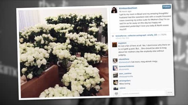 Kanye West Sent Kim Kardashian Thousands of Roses for Mother's Day