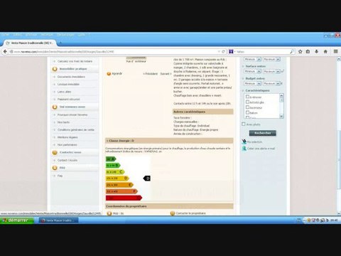 How to create notifications: French web site (House for sale / rent / Seasonal renting ) Account /E-mail user)