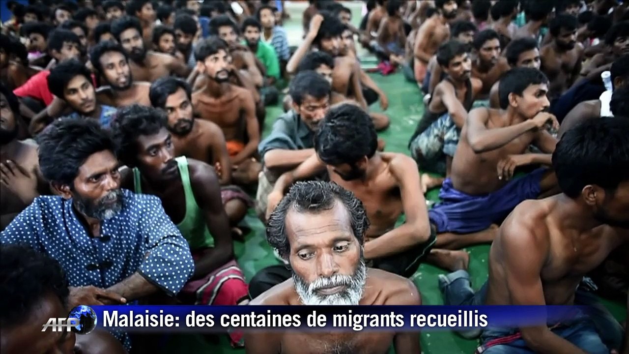 Malaisie: des centaines de migrants recueillis