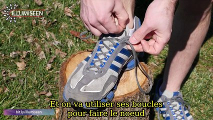 Le super noeud de lacet qui évite les ampoules