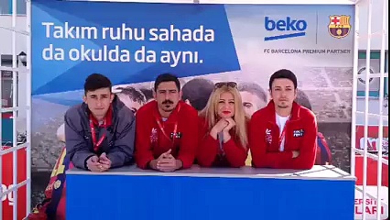 Koç Fest saha ekibi, Beko Takımı "Biz de varız!" #kocfest #bizdevarız
