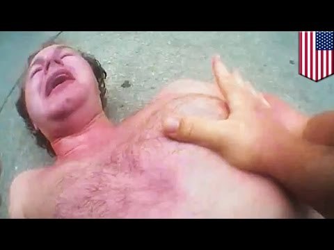 Policías usan Taser contra universitario que se torno violento luego de usar LSD