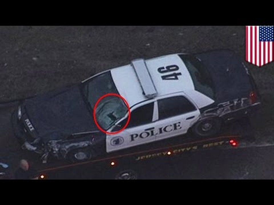 Police car crash: cop hits and kills 2 pedestrians on New Jersey turnpike - TomoNews