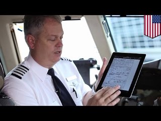 Скачать видео: American Airlines: iPad app glitch causes devices to power down, delays dozens of flights