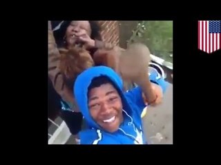 Selfie stick fight video: Jackass teen films footage of his girlfriend attacking his mother