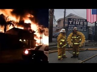 Molotov cocktail attack: Three killed in fire at Cheque Tires in South El Monte, California