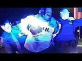 Detroit police officer punches unarmed black man Floyd Dent in traffic stop