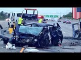 Sacramento fatal car accident: Prius driving the wrong way on Highway 50 hits pickup truck