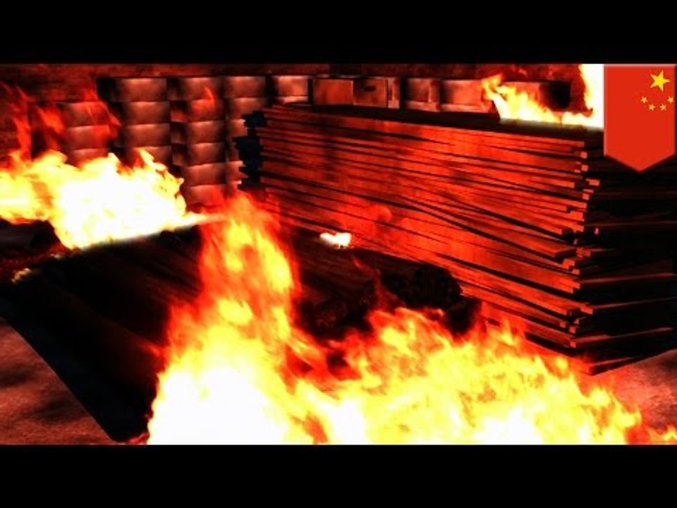 After his parents took his video games away this teen tried to burn them alive