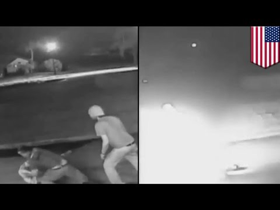 Man sets bouncer on fire after bar tab spat!