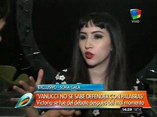Sofía Gala le contesta a Vanucci