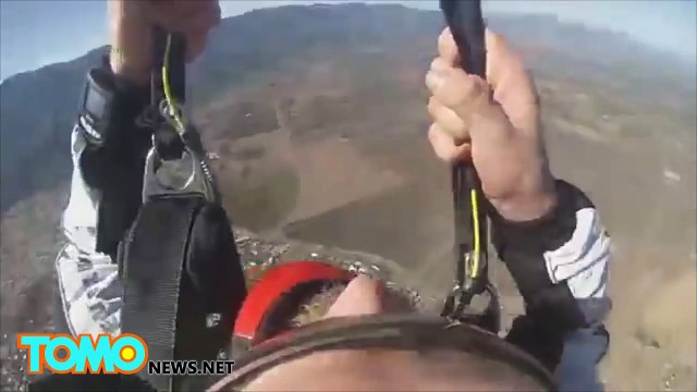 قفز مطلي ورجل يواجه الموت بسبب عطلٍ في المظلة وتنقذه المظلة الإحتياطية