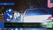 فيديو يظهر مايكل سلاغر يصعق رجلاً بالكهرباء أثناء ازدحام سير في 2014