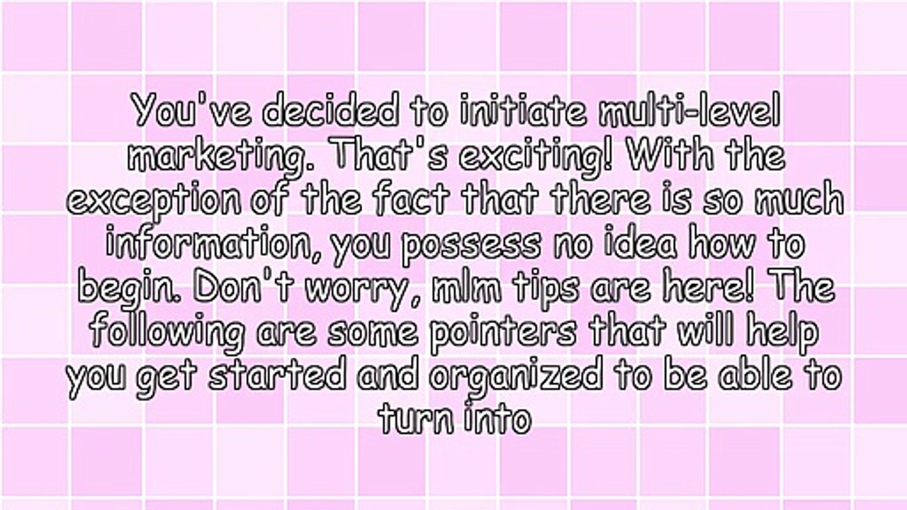 Need Multilevel Marketing Advice? Use These Tips!