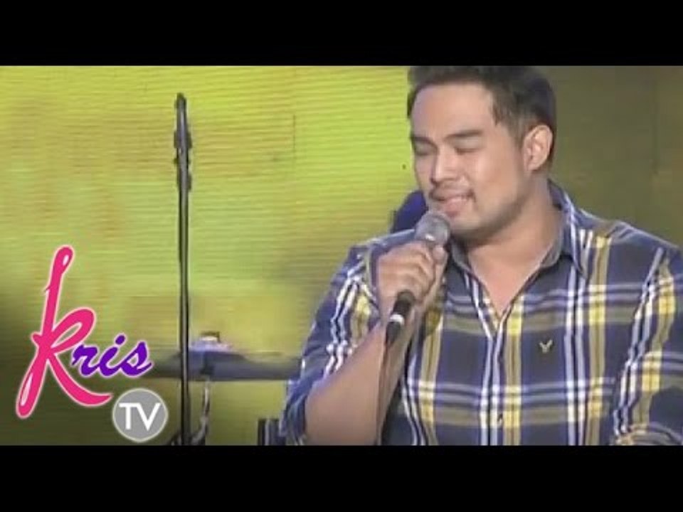 Jed Madela sings 'Wrecking Ball' on Kris TV
