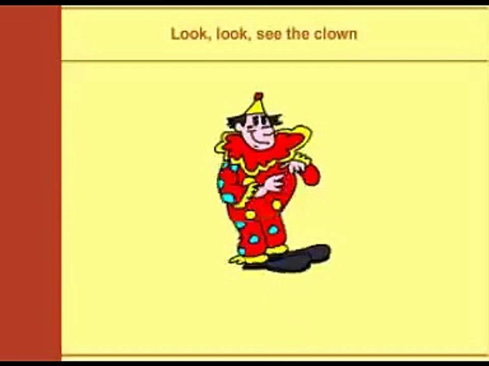 look look see the clown-rhymes in english-rhymes for children-nursery rhymes-rhymes-rhymes for kids[360P]