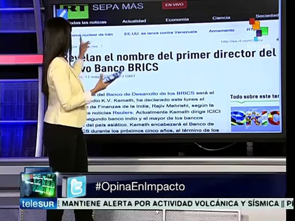 Ministro de Finanzas de la India nombra a presidente del banco BRICS