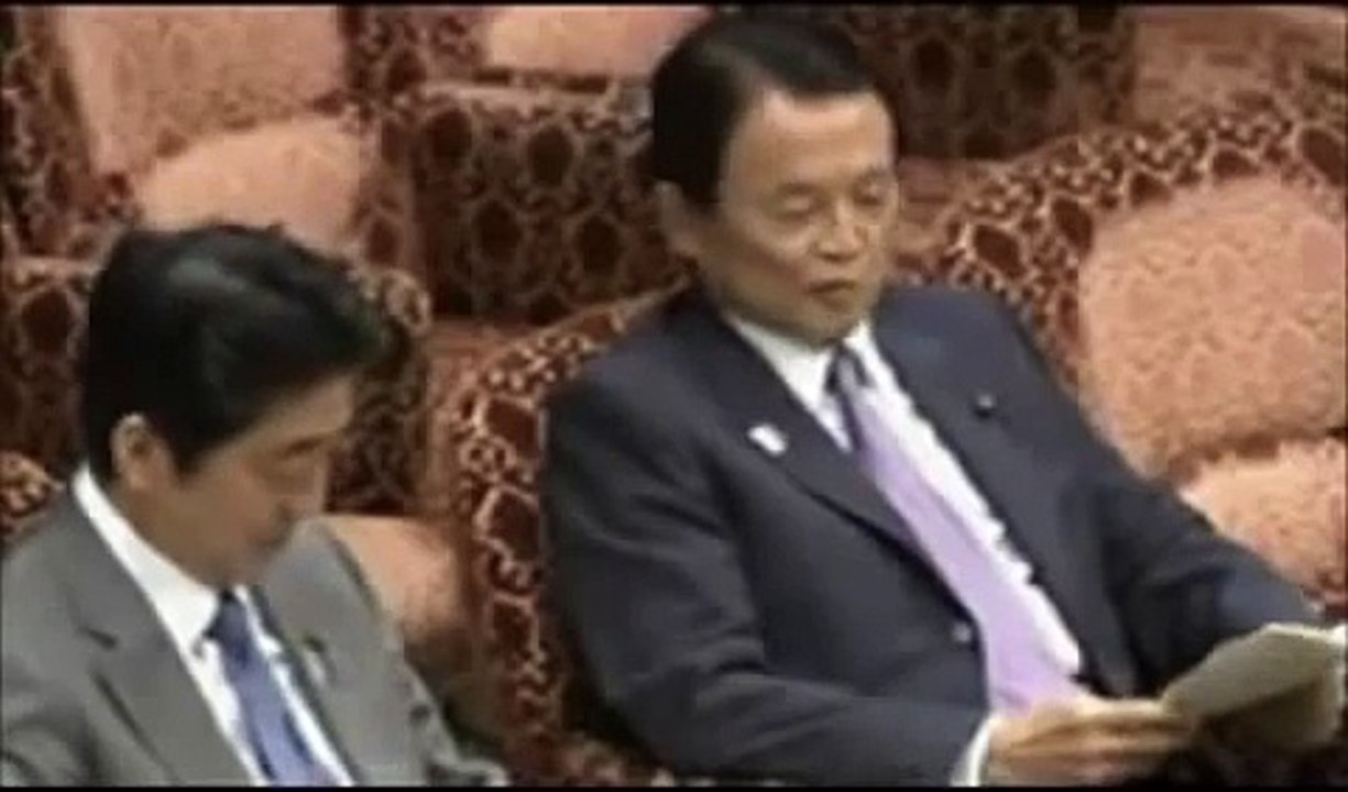 【国会中継】　安倍晋三が民主党のレベルの低さに愕然とする