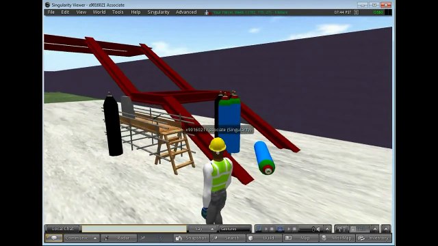 Construction site health and safety hazard training video
