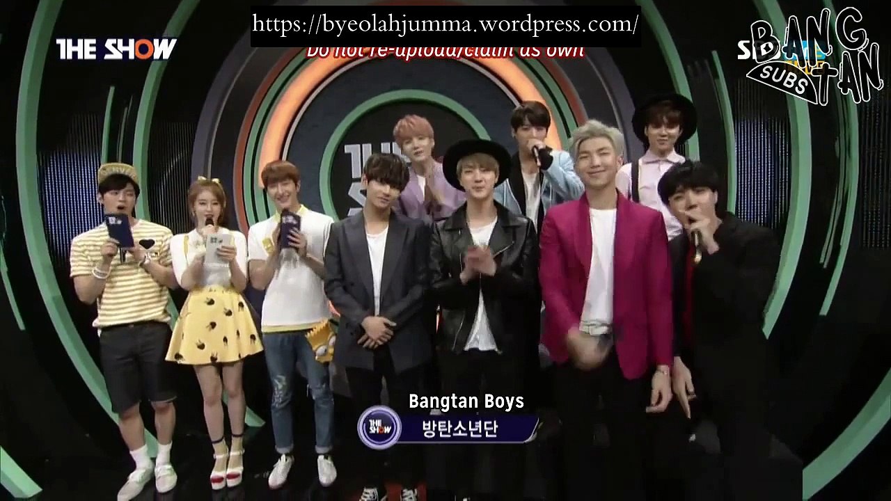 150505 BTS - The SHOW Interview (ArabicSub)