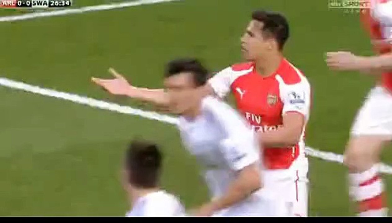 Alexis Sanchez Dive or Penalty_ Arsenal vs Swansea 11.05.2015