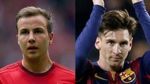 Sportsmail's head to head- Mario Gotze vs Lionel Messi