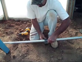 Greenhouse Construction - How to Make Roll Up Side Curtains