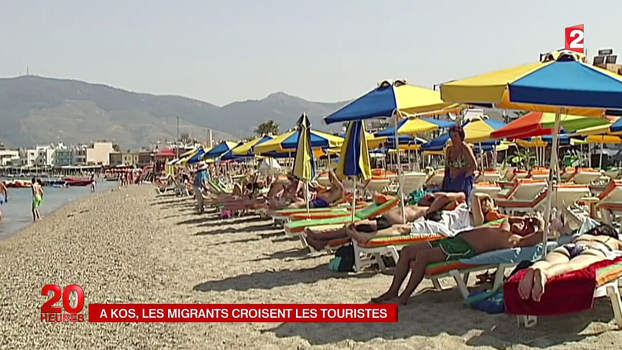 Grèce : des familles de migrants syriens et irakiens débarquent sur l’île touristique de Kos