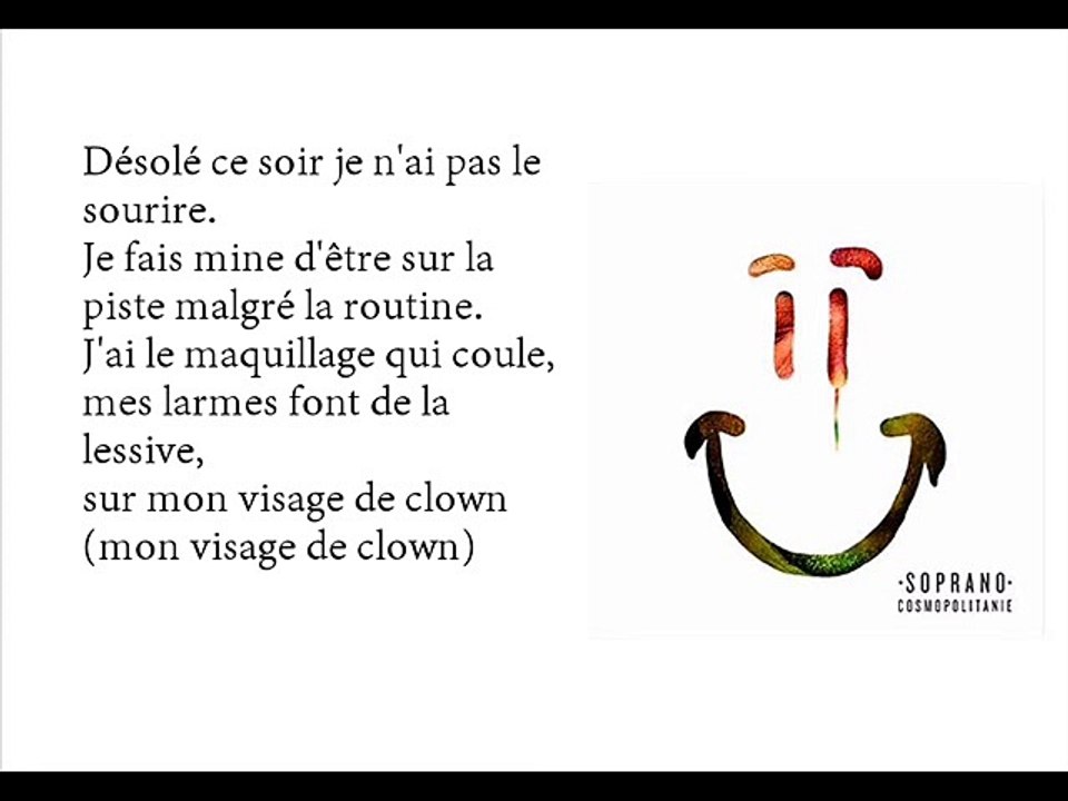 Soprano - Clown (paroles-lyrics)
