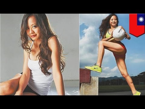Hot asian girl uses Judo for self-defense and extols the benefits of soy milk for breakfast