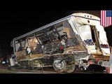 Texas college softball bus crash leaves 4 dead in Oklahoma
