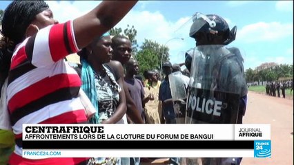 Centrafrique : heurts en marge du Forum de Bangui