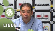 Conférence de presse Angers SCO - FC Sochaux-Montbéliard (0-0) : Stéphane MOULIN (SCO) - Olivier ECHOUAFNI (FCSM) - 2014/2015
