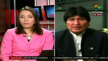 Evo Morales habla del capitalismo y el cambio climático