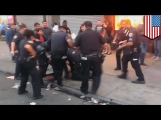 Street vendor Jonathan Daza was beaten by NYPD in Brooklyn