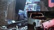 Hole in the wall: Dumb criminals smash into food mart, get their vehicle stuck and flee