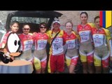 Check out the Colombian women’s cycling team’s new uniform (malfunctions)