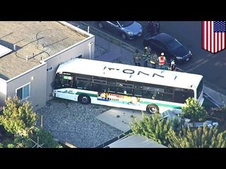 Bus crashes into San Francisco Bay Area house