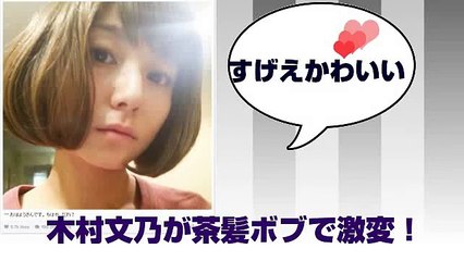 木村文乃が茶髪ボブの写真をInstagramで公開 「すげえかわいい」　動画ニュース