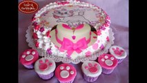 Bolos decorados Gatinha Marie para festa infantil (cake for children's Party)