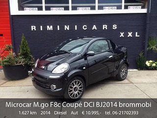 Microcar M.go F8c Coupé DCI BJ2014 brommobiel 45km auto