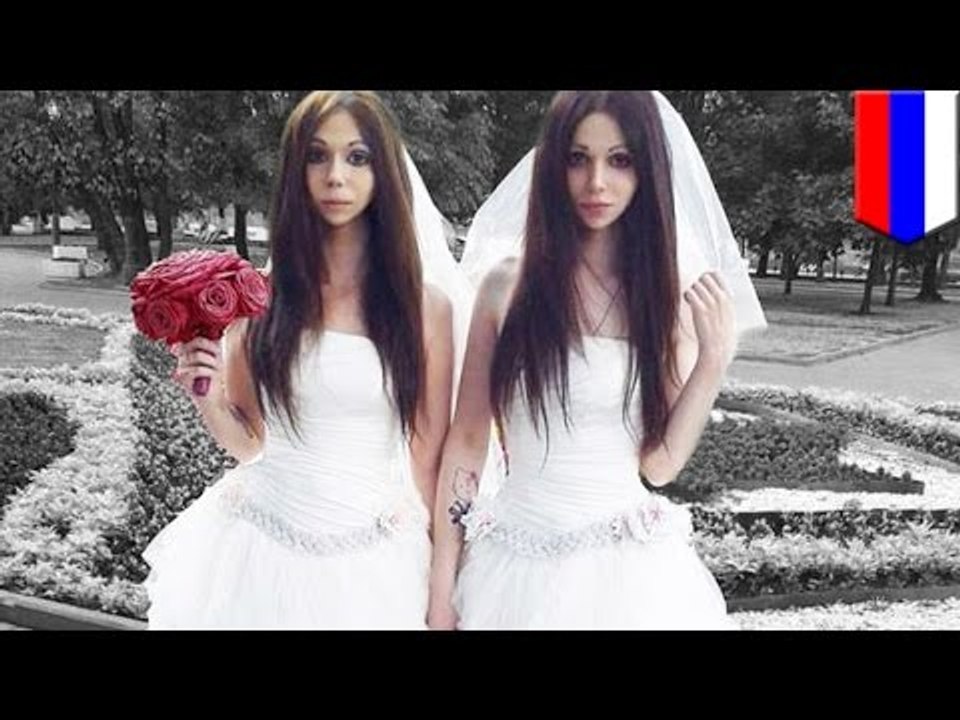 Androgyne Dmitry Kozkukhov (Alina Davis) marries Alison Brooks in controversial Russian wedding