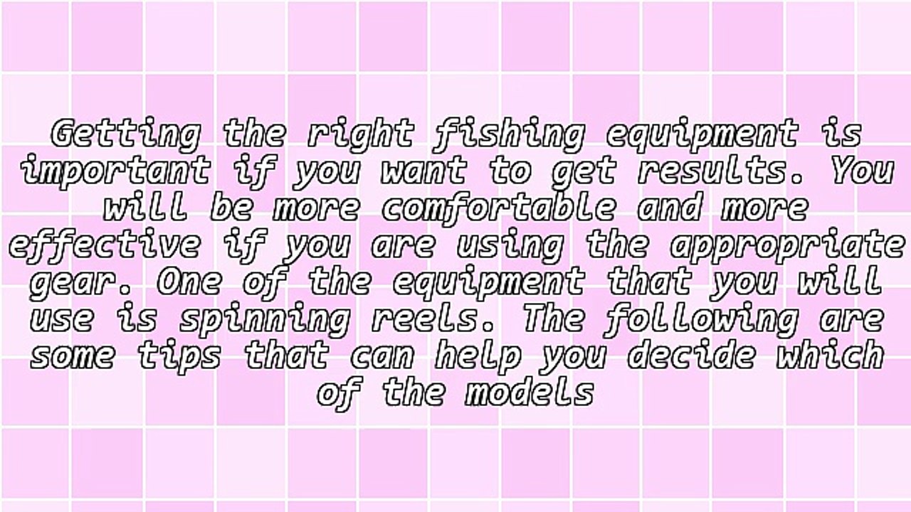 A Basic Guide To Selecting Spinning Reels