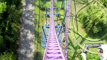 Bizarro Front Seat on-ride HD POV (with full audio) Six Flags New England