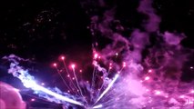 Yachats Fireworks as seen by a drone