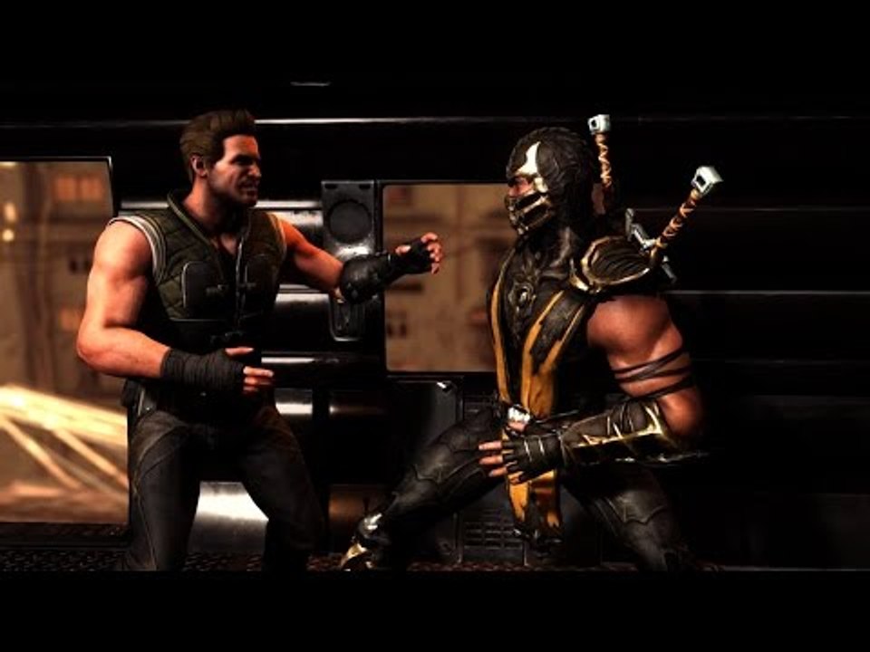 Mortal Kombat X [PC MAX 60FPS] - Gameplay: Johnny Cage vs Scorpion (BOSS FIGHT) [1080p HD]