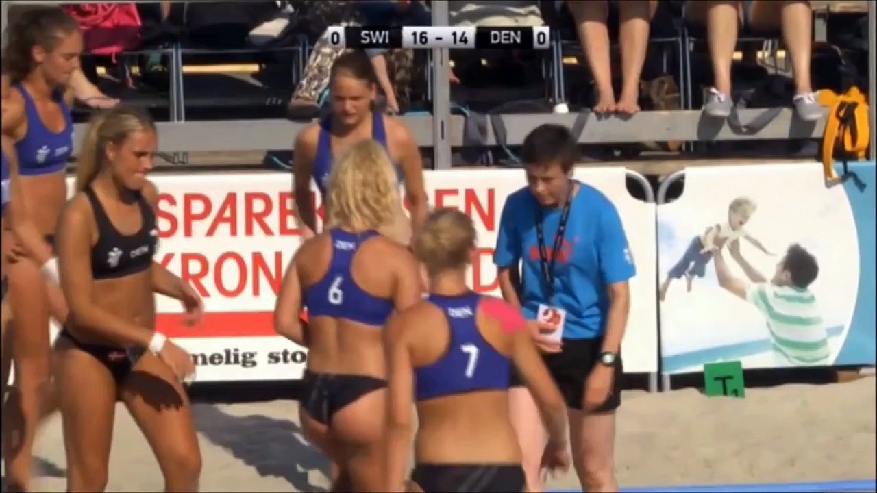 Trine Leth wedgie compilation