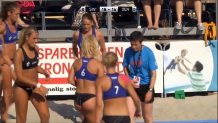 Trine Leth wedgie compilation