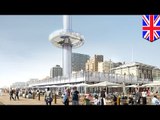 Work begins on the UK’s i360, the world’s first ‘vertical cable car’